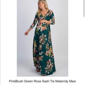 Floor length Maternity Dress Size Large w. tags